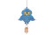 bell owl mobile wind chime  (assorted)