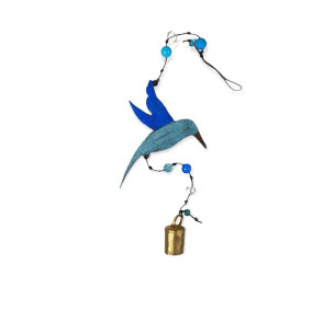hummingbird mobile wind chime (assorted)