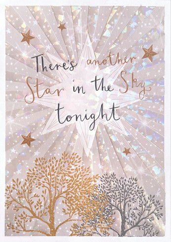 another star sympathy card