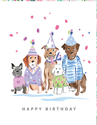 birthday dogs birthday card