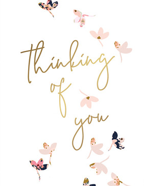 thinking of you encouragement card
