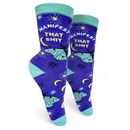 manifest that shit women's crew socks