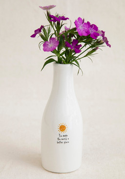 sunshine bud vase