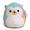 squishmallow colorful crew 12", bowie hedgehog