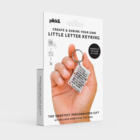 little letter shrink key ring kit