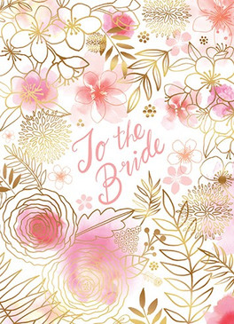 to the bride wedding shower card