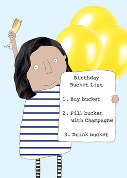 bucket list birthday card