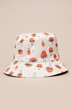 mushroom outdoor bucket hat 