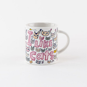 I like cats mug