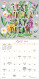 2023 katie daisy mini wall calendar
