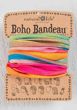hot pink rainbow boho bandeau