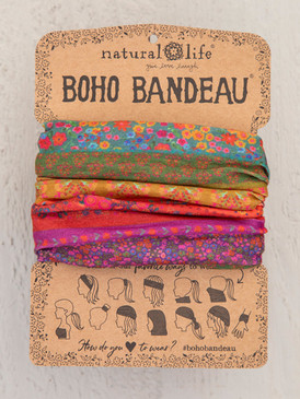 rainbow borders boho bandeau