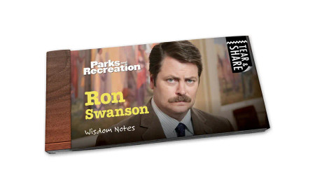 parks and rec tear & share notecards