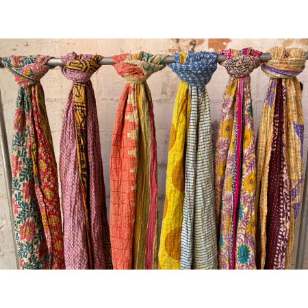 kantha scarves (assorted)