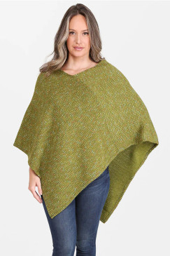 candy color poncho green