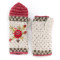 aubrey women's wool knit handwarmers, light natural