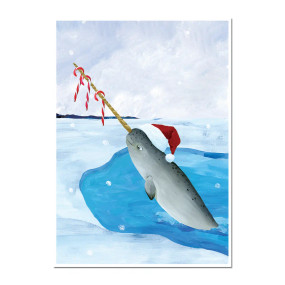 mr. narwhal holiday cards