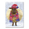 cozy winter sheep | holiday