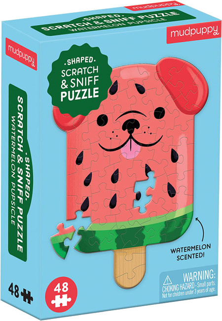 watermelon pupsicle scratch and sniff puzzle