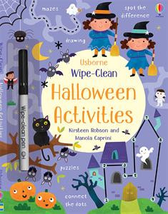 wipe clean halloween activities book