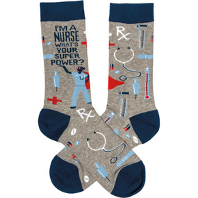 nurse super power socks