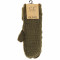 soft fuzzy lined mittens, new olive