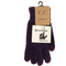 chenille gloves, purple