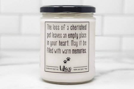 pet loss candle