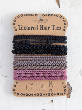 textured hair ties neutral