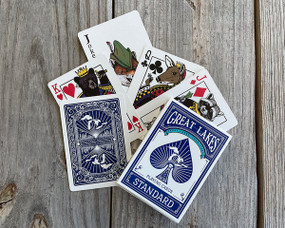 great lakes playing cards - animals
