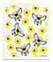 yellow bees swedish dishcloth