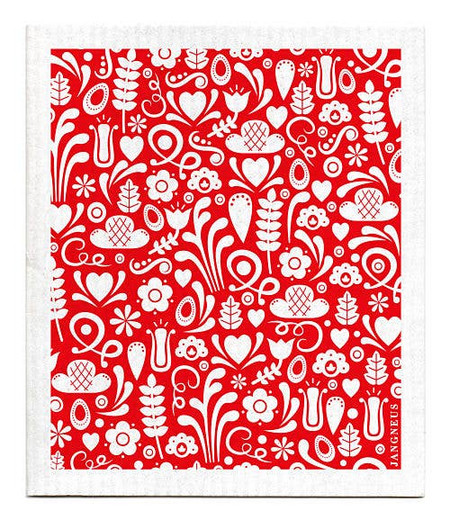 red dala swedish dishcloth