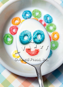 cereal face encouragement card