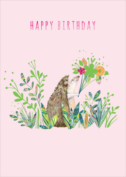 animal birthday card