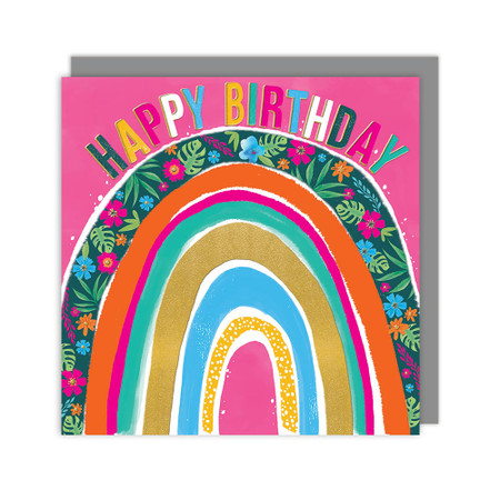 rainbow birthday birthday card