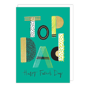 top dad father's day card