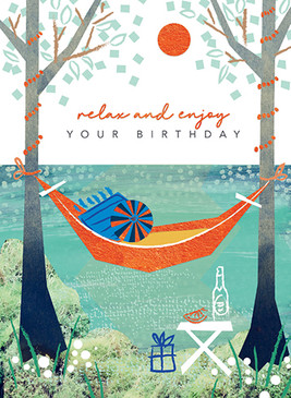hammock birthday card