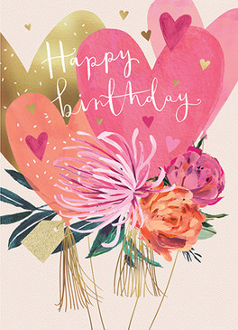 birthday bouquet birthday card