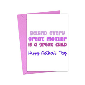 great child mother's day card