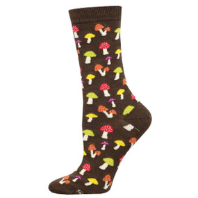 colorful caps mushroom womens socks