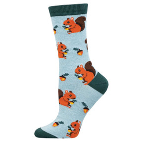 nuts for squirrels womens socks