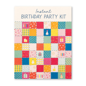 instant birthday party kit birthday card