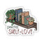 practice shelf-love sticker