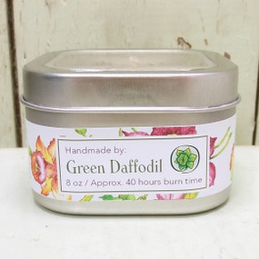 8 oz peppermint stick candle