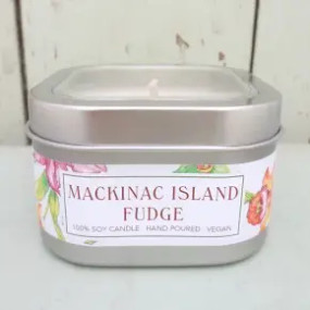4 oz mackinac island fudge  candle