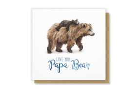 papa bear father's day card