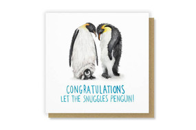 let the snuggles begin  baby card