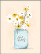 jar of daisies get well card