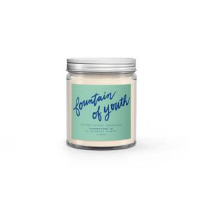fountain of youth hand poured candle