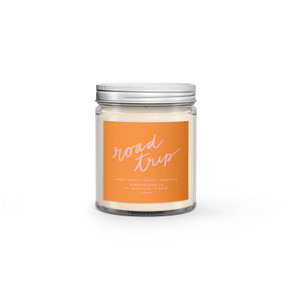 road trip hand poured candle